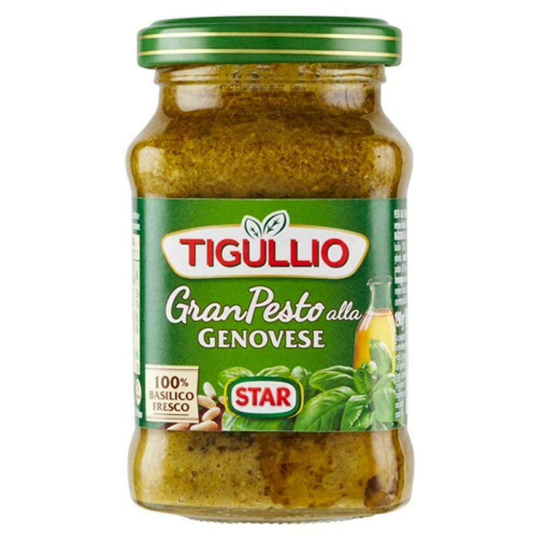 GRAN PESTO ALLA GENOVESE CLASSICO TIGULLIO STAR VASETTO 190 GR x 3 pezzi