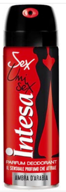 Deo spry Intesa unisex Ambra D'ARABIA ml. 125 X 8 pZ PROFUMO SENSUALE CHE ATTRAE
