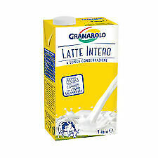 LATTE GRANAROLO INTERO  1 LITRO IMBALLO DA 12 LITRI  IN BUSTA