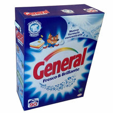 Carica l&#39;immagine nel visualizzatore di Gallery, GENERAL DETERSIVO BUCATO FUSTONE 90 MISURINI FRESCO &amp; BRILLANTE
