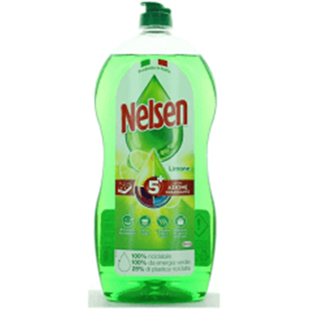 4 PEZZI NELSEN Lavapiatti  STOVIGLIE Limone 900 Ml  3,6 LT DETER SGRASSA A FONDO