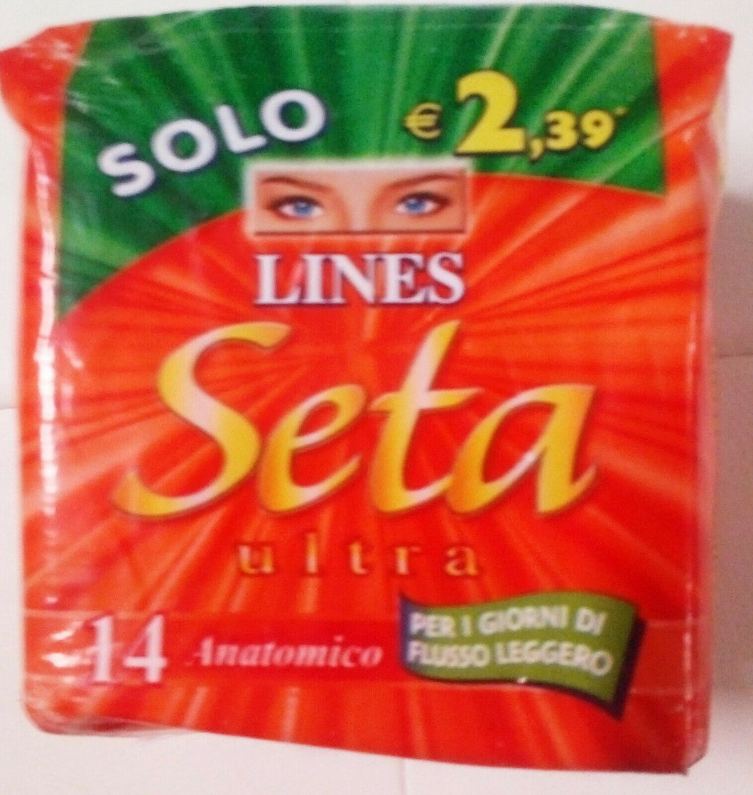 Lines Seta ultra anatomico 14 assorbenti x 6 confezioni