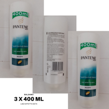 Carica l&#39;immagine nel visualizzatore di Gallery, Pantene BALSAMO lisci effetto seta CAELLI NORMALI SPESSI ML.400 x 3 pezzi ML1200
