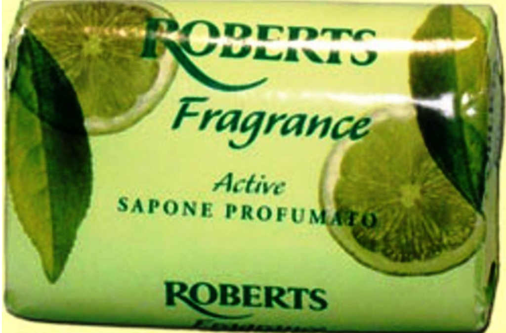 Saponetta Roberts fragrance active gr.100 x 12 pezzi