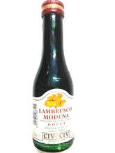 Carica l&#39;immagine nel visualizzatore di Gallery, 6 BOTTIGLIE LAMBRUSCO MODENA DOLCE CL20 BOTTIGLIA PICCOLA ML 200 FRIZZANTE ROSSO
