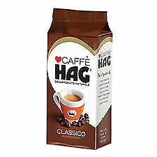 Hag Caffe' Classico In Confezione Da 250 Gr Caffe' Decaffeinato Moka Intenso