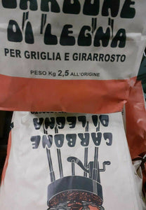 DI CARBONE CARBONELLA 100% NATURALI BBQ BARBECUE 4 SACCHI DA 2 KG TOT.8 KG
