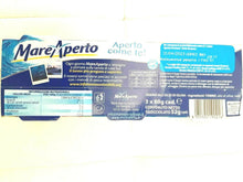Carica l&#39;immagine nel visualizzatore di Gallery, MARE APERTO TONNO OLIVA 80 GR x 3 CON APRI FACILE SICURO X 5 TOTALE 15 SCATOLE
