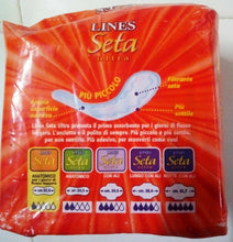 Carica l&#39;immagine nel visualizzatore di Gallery, Lines Seta ultra anatomico 14 assorbenti x 6 confezioni
