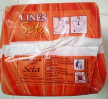 Carica l&#39;immagine nel visualizzatore di Gallery, Lines Seta ultra anatomico 14 assorbenti x 6 confezioni
