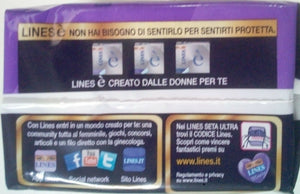 Lines Seta ultra Lungo con ali 9 assorbenti x 6 confezioni