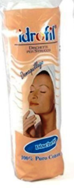 Dischetti leva trucco Idrofil pz. 60 x  10 confezzioni