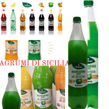 Carica l&#39;immagine nel visualizzatore di Gallery, POLARA |CHIOSCHI MANDARINO VERDE  DI SICILIA  LT1,250 X3 BOTTIGL PET+3 OMAGGIO=6
