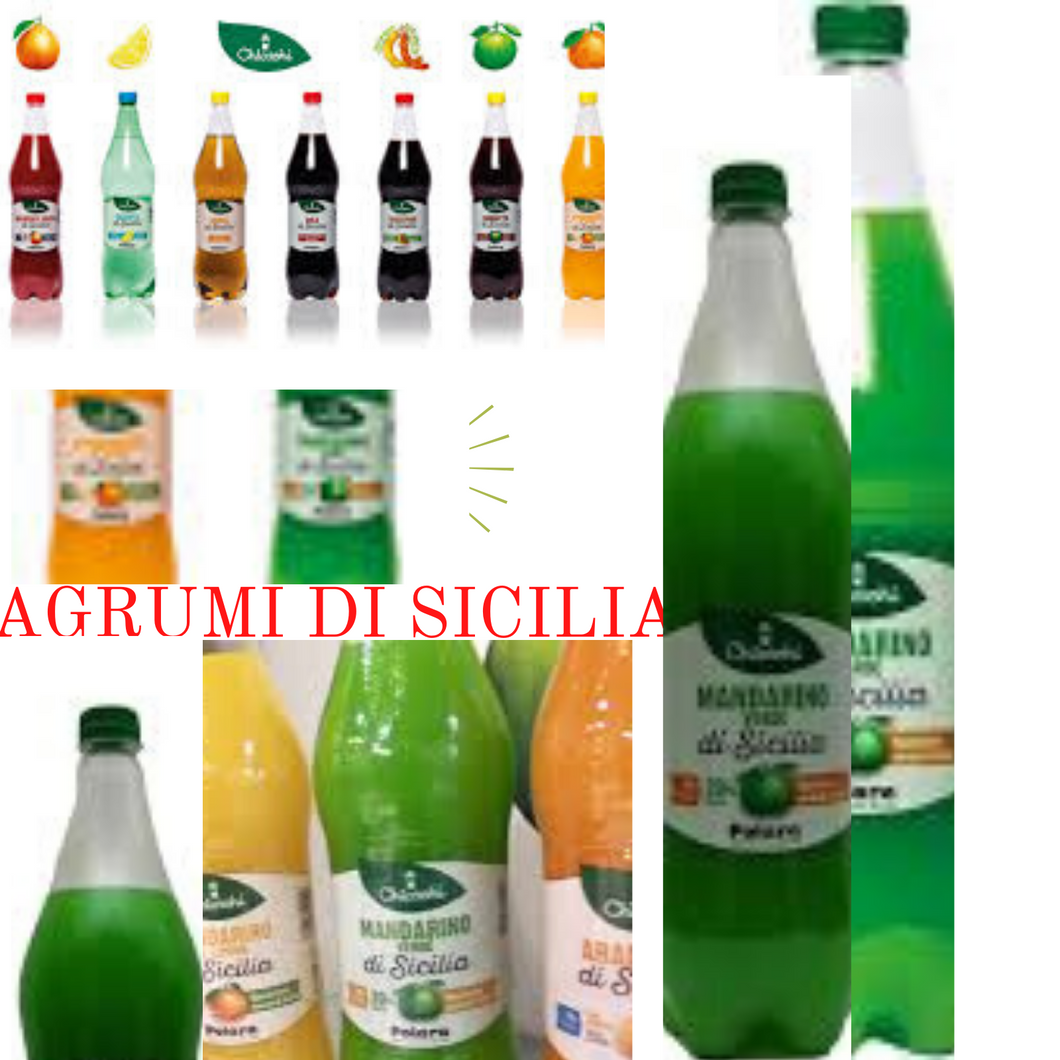 POLARA |CHIOSCHI MANDARINO VERDE  DI SICILIA  LT1,250 X3 BOTTIGL PET+3 OMAGGIO=6
