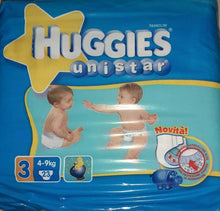 Carica l&#39;immagine nel visualizzatore di Gallery, Pannolini Lines Huggies unistar 3 misura 4-9 kg. 23 pannolini x 6 pacchi
