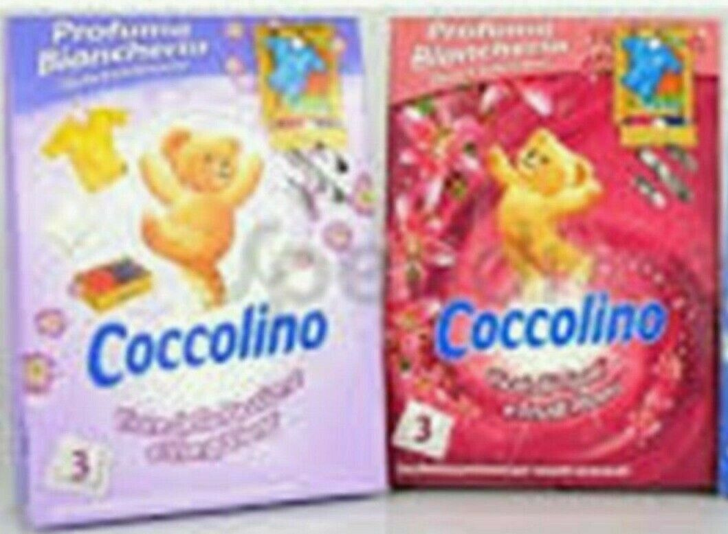 2x3Coccolino Profuma Biancheria -3pz fiori tiare'+ 3pezzi ylang ylang fior d pas