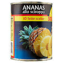 Carica l&#39;immagine nel visualizzatore di Gallery, 10 FETTE DI ANANAS SOLEADO   SCIROPPATA BARATTOLI DA 560 GR X 6 PZ 60 FETTE

