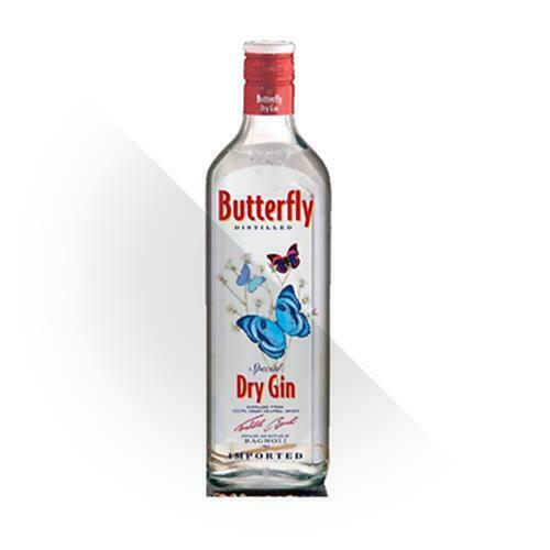 Gin Butterfy bagnoli LT. 1 +2 bicchieri averna omaggio