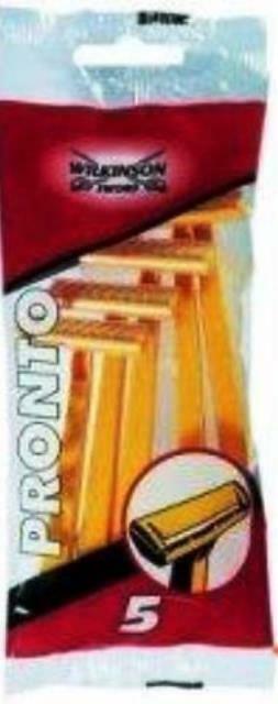 Rasoi usa e getta Wilkinson Pronto 1 lama x 5 pezzi x 20 confezioni (tot.100pz)