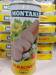 MONTANA CARNE IN SCATOLA  JAMBONET PATE' DI CARNE 1700 GR PASTICCIO SUINO BOVINO