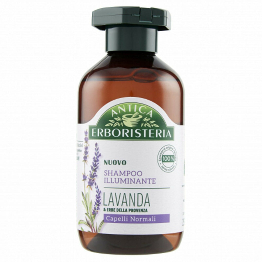 6 PEZZI Shampoo Antica Erboristeria LAVANDA ml.250 ILLUMINANTE .VITAM.TOT.LT1,5