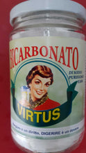 Carica l&#39;immagine nel visualizzatore di Gallery, VIRTUS  Bicarbonato di Sodio PURISSIMO E500-  IN BARATTOLO DI VETRO GR 310X 10PZ
