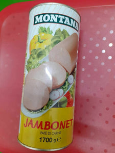 MONTANA CARNE IN SCATOLA  JAMBONET PATE' DI CARNE 1700 GR PASTICCIO SUINO BOVINO
