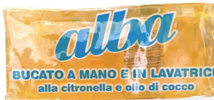 Alba Sapone Ecologico A MANO E LAVATR.  CITRONELLA E COCCO 400Gr -[confez da 10]