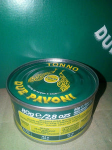 TONNO DUE PAVONI COALMA VERDE GRAMMI 80 X 100 PEZZI ALL'OLIO DI GIRASOLE