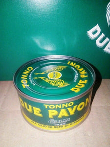 TONNO DUE PAVONI COALMA VERDE GRAMMI 80 X 100 PEZZI ALL'OLIO DI GIRASOLE