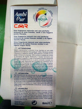 Carica l&#39;immagine nel visualizzatore di Gallery, Deodorante Ambi Pur Car Acqua completo + 1 ricarica 8 ml. x 3 pezzi
