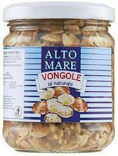 Carica l&#39;immagine nel visualizzatore di Gallery, Alto Mare Vongole Al Naturale 130X6 GR PESCE IN SCATOLA BAR VETRO IT CLAMS GR780
