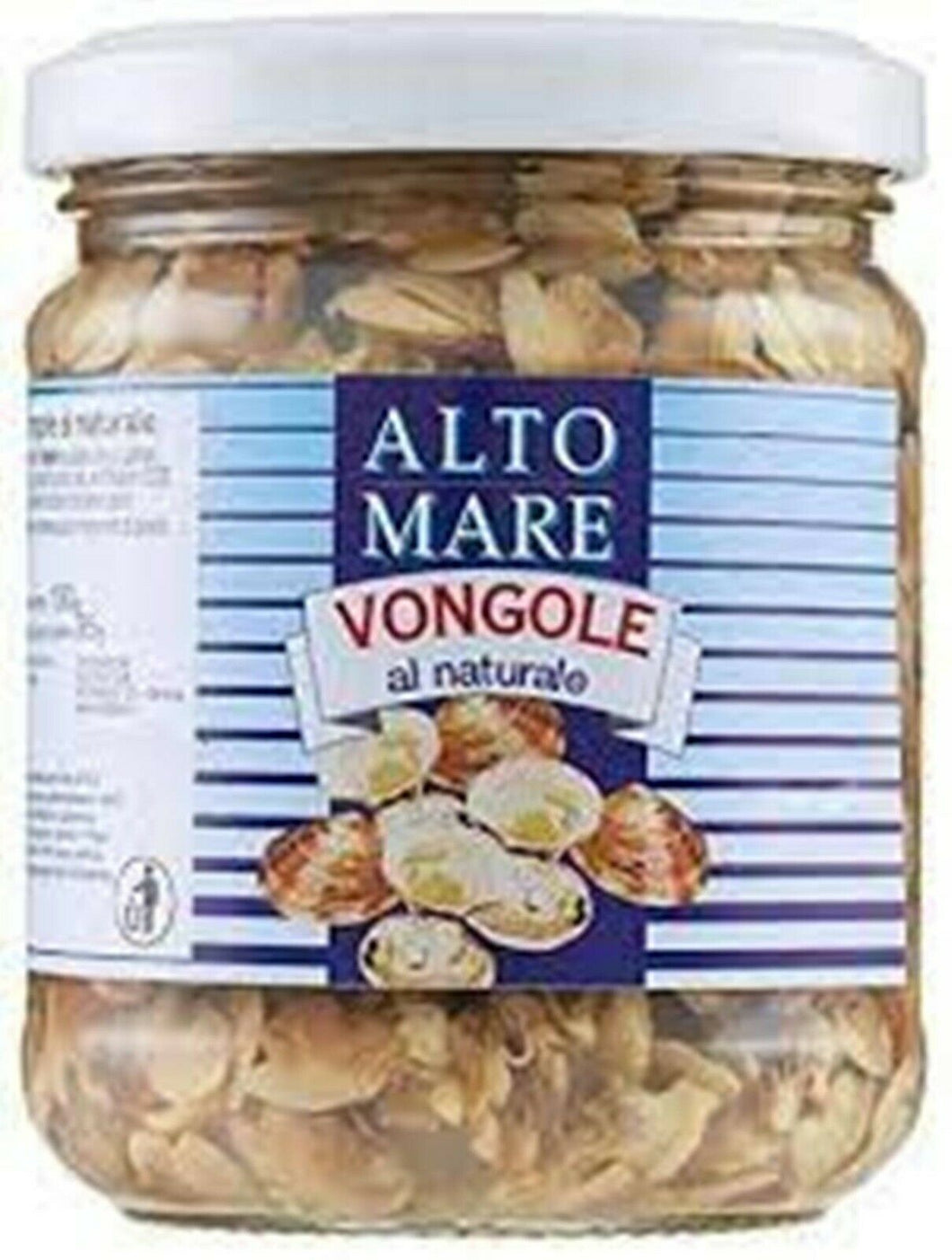 Alto Mare Vongole Al Naturale 130X6 GR PESCE IN SCATOLA BAR VETRO IT CLAMS GR780