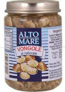 Alto Mare Vongole Al Naturale 130X6 GR PESCE IN SCATOLA BAR VETRO IT CLAMS GR780