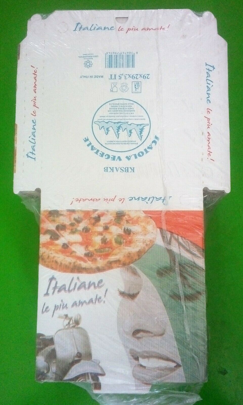 Cartoni di pizza, pizzabox  con motivo 29x29x3 cm X 90 X 2  TOTALE 180 FOGLI