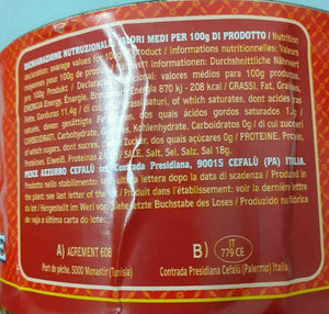 FILETTI DI SARDE SALATE PESCE AZZURRO CEFALU' SICILIANE ANT.LAVORAZ. ARTIGIANALE