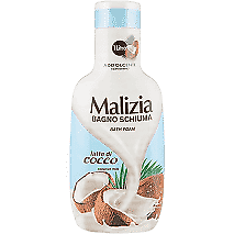 Carica l&#39;immagine nel visualizzatore di Gallery, Bagno Malizia Cocco rilassante lt. 1 x 12bottiglie BATH FOAM COCONUTH MILK RELAX
