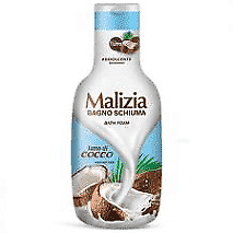 Carica l&#39;immagine nel visualizzatore di Gallery, Bagno Malizia Cocco rilassante lt. 1 x 12bottiglie BATH FOAM COCONUTH MILK RELAX
