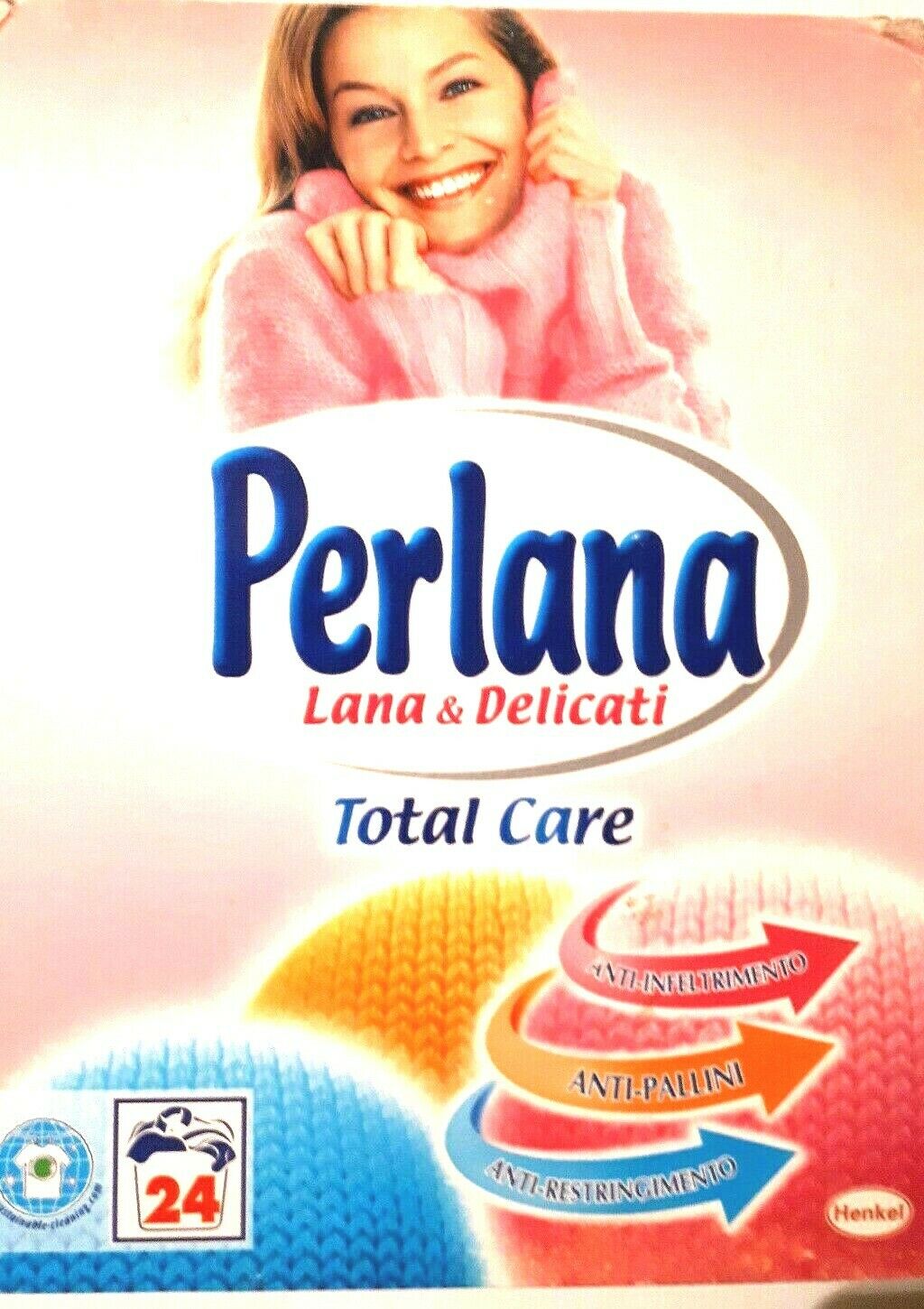 DETERSIVO PERLANA fustone Nuovo DETERSIVO IN POLVERE 24 misurini KG 2,160