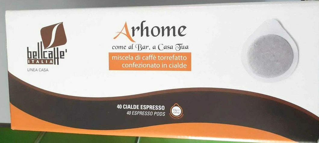 3X40 Cialde In Carta BELLCaffè GUSTO ESPRESSP PO GR 7,5 PROF.INTENSO AROMA DOLCE