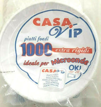 Carica l'immagine nel visualizzatore di Gallery, 1750 PIATTI DI PLASTICA MONOUSO PIATTO FONDO 50 CONFEZIONI DA 35 CASA VIP Resist
