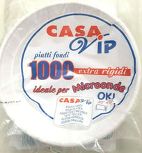 Carica l'immagine nel visualizzatore di Gallery, 1750 PIATTI DI PLASTICA MONOUSO PIATTO FONDO 50 CONFEZIONI DA 35 CASA VIP Resist
